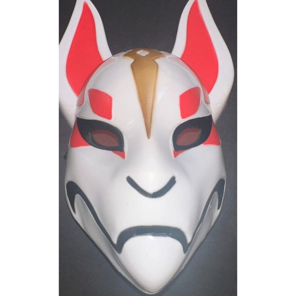 Fortnite Drift Fox Mask Teen/Adult Plastic Face Mask Cosplay Epic Game Halloween - Picture 2 of 4